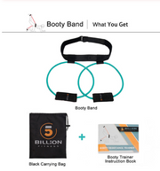 Fitness Women Booty Butt Band Resistance Bands Adjustable Waist Belt Pedal Exerciser For Glutes Muscle Workout Free Bag