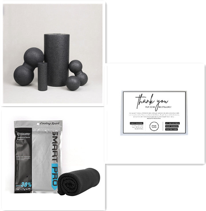 EPP Hollow Yoga Column Foam Roller Set Peanut Fascia Ball