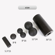 EPP Hollow Yoga Column Foam Roller Set Peanut Fascia Ball