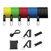 Resistance Bands Set 7 Piece Exercise Band Portable Home Gym