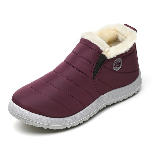 Snow Women Boots Soft Shoes For Women Fur Women Shoes Keep Warm Ankle