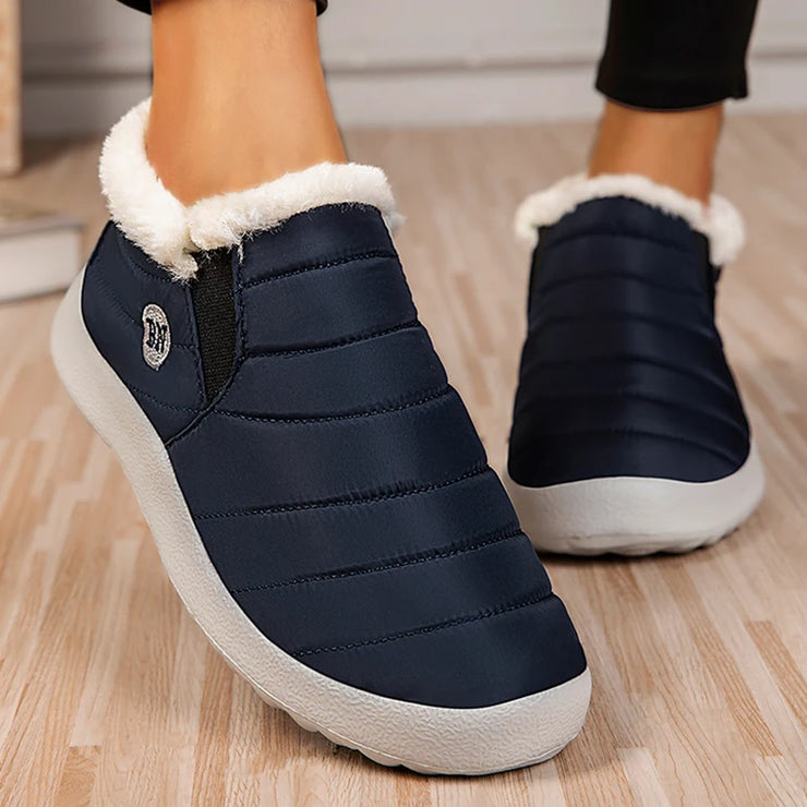 Snow Women Boots Soft Shoes For Women Fur Women Shoes Keep Warm Ankle