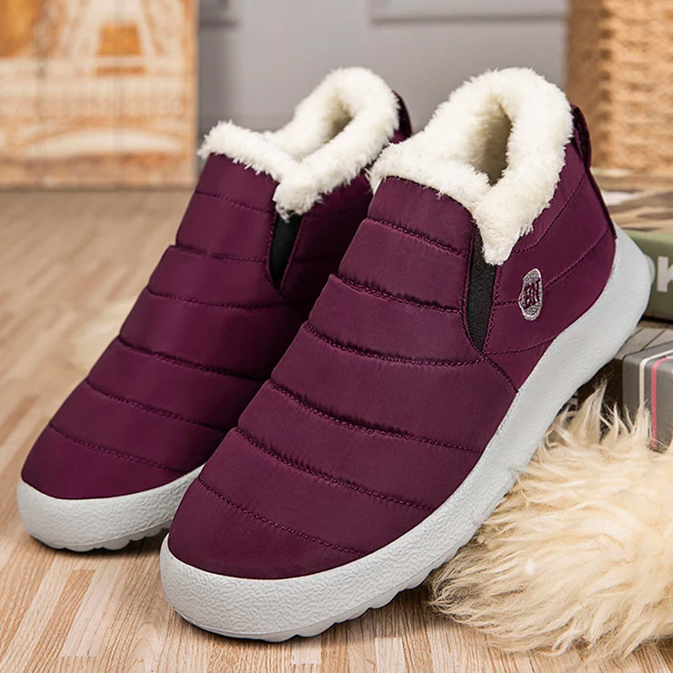 Snow Women Boots Soft Shoes For Women Fur Women Shoes Keep Warm Ankle