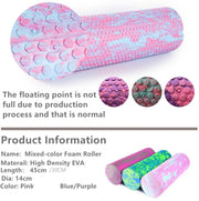 Iridescent Cloud Yoga Foam Roller Pilates Block High