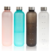 Plastic Water Bottle Frosted Gradient Sports Handle