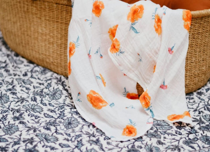 ORGANIC SWADDLE - MARIGOLD